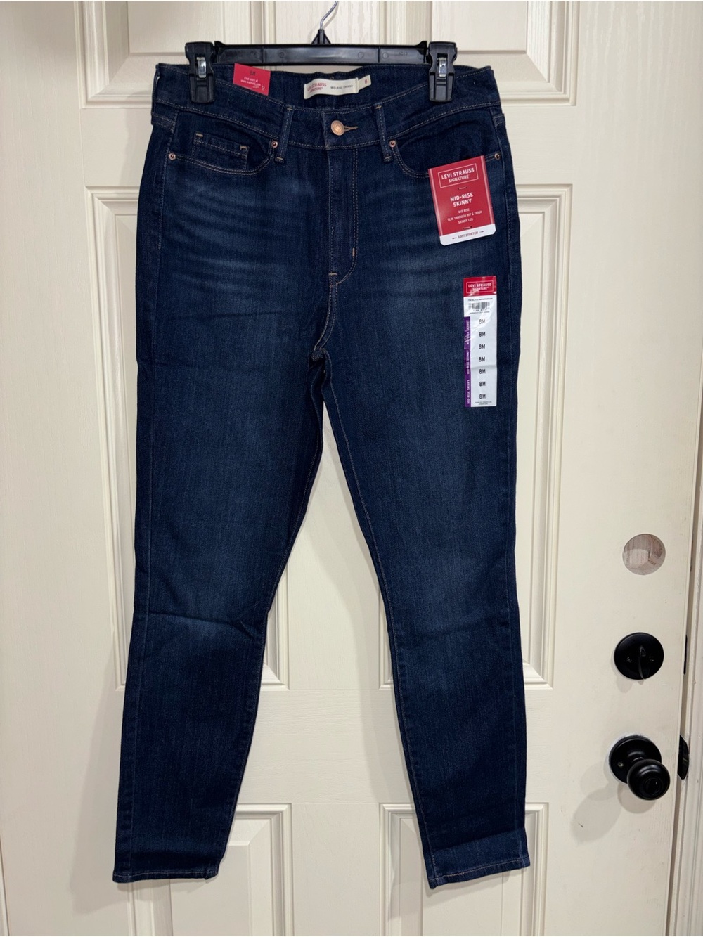 Signature by Levi Strauss Dark Indigo Skinny Jeans